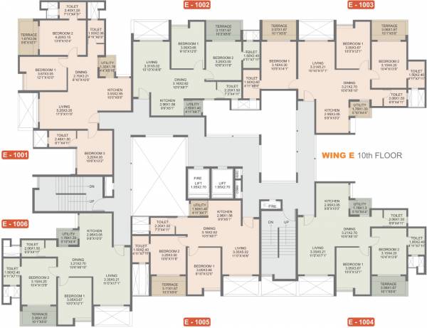 Images for Cluster Plan of Rohan Rohan Madhuban II Wings D E