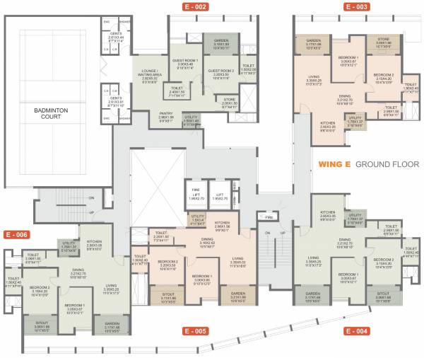 Images for Cluster Plan of Rohan Rohan Madhuban II Wings D E