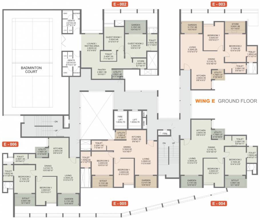 Images for Cluster Plan of Rohan Rohan Madhuban II Wings D E