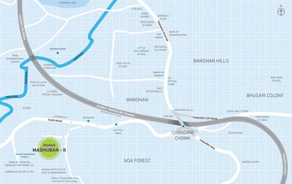 Images for Location Plan of Rohan Rohan Madhuban II Wings D E