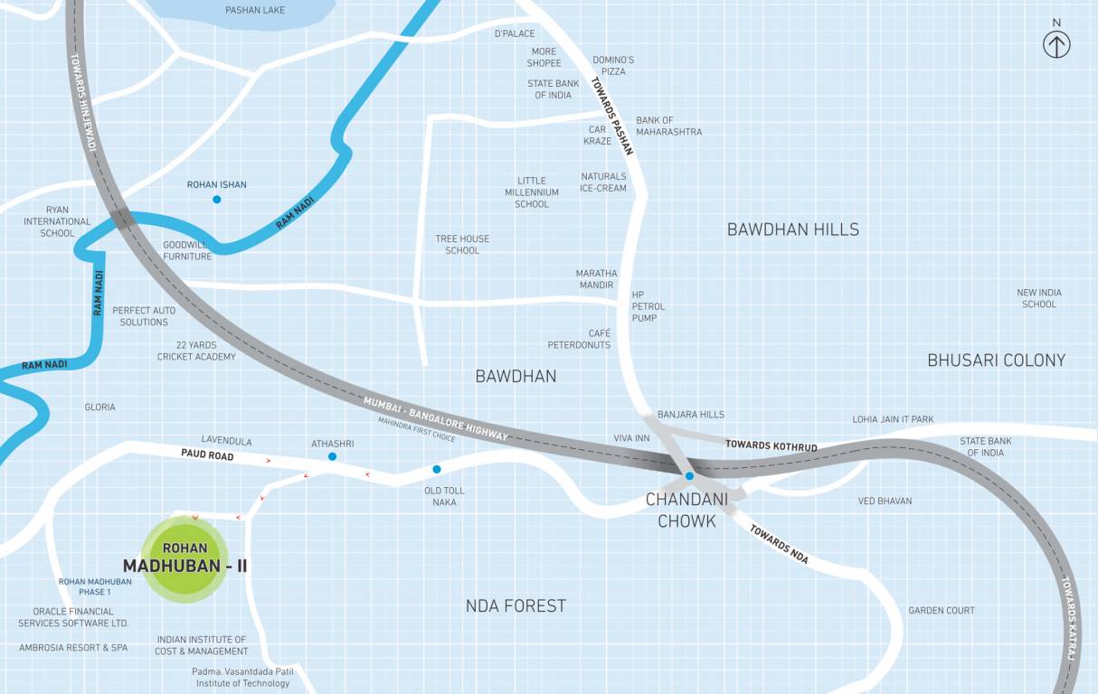 Images for Location Plan of Rohan Rohan Madhuban II Wings D E