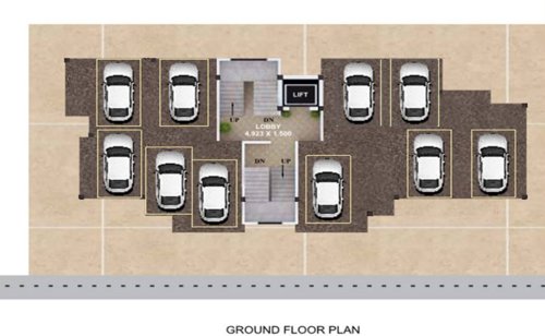  royal-residency Royal Residency Cluster Plan for ground Floor