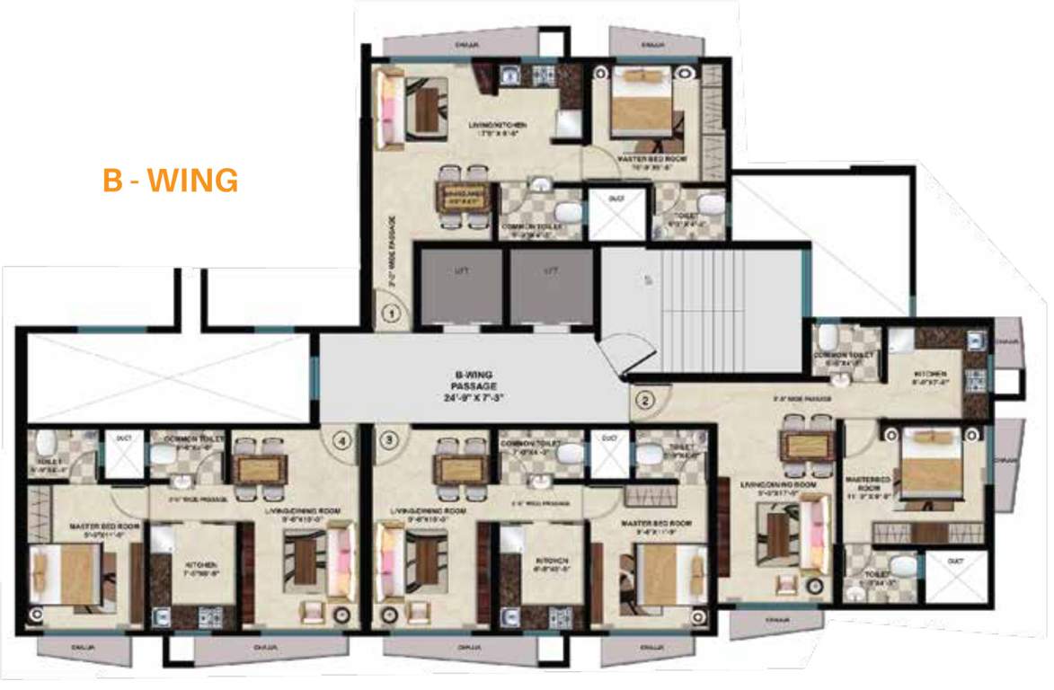 Images for Cluster Plan of Vinayak Heights Phase 1