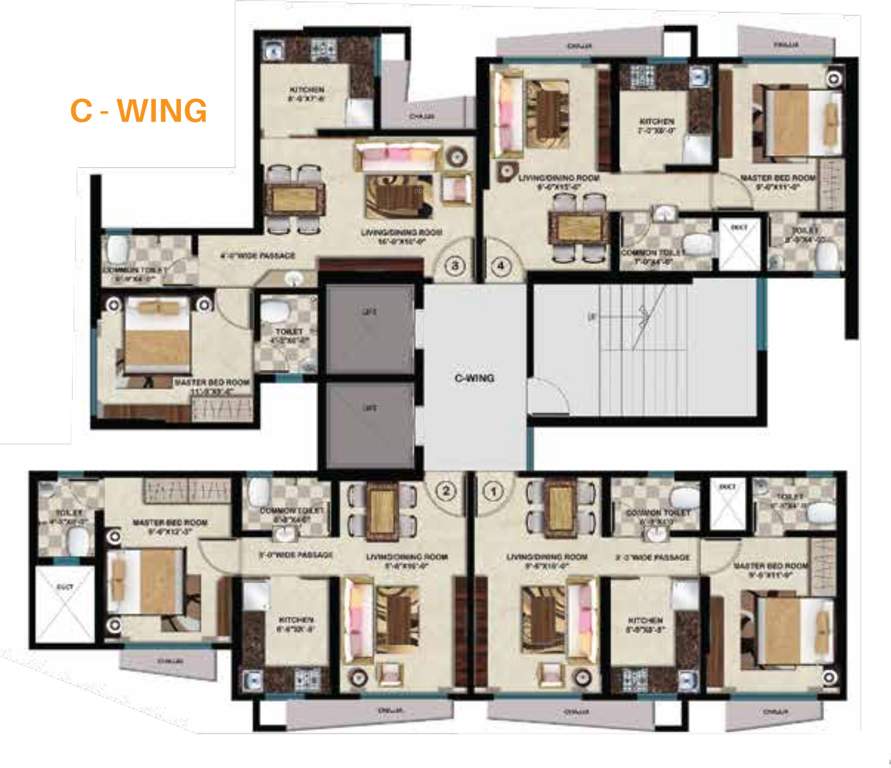 Images for Cluster Plan of Vinayak Heights Phase 1