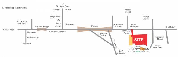 Images for Location Plan of Maloji Manjri Green Woods Phase 2 H1 Building