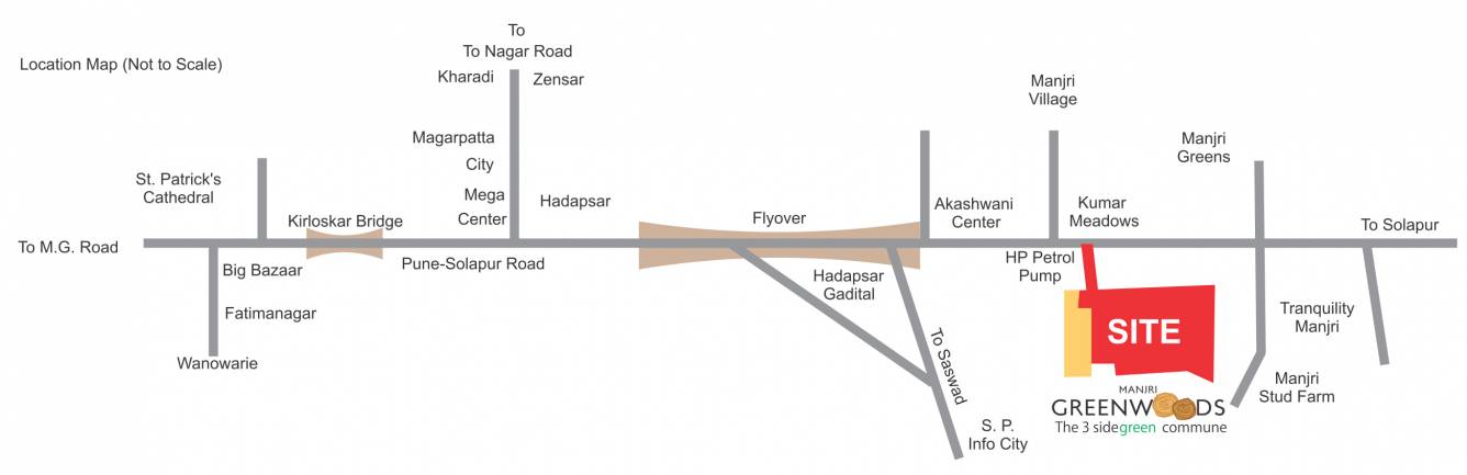 Images for Location Plan of Maloji Manjri Green Woods Phase 2 H1 Building