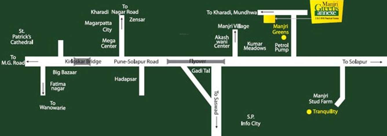 Images for Location Plan of Magnus Manjri Green Annexe B1 B2 B3