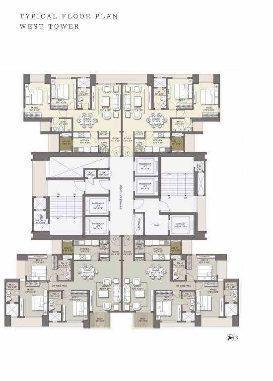  azzuro EAST TOWER Cluster Plan