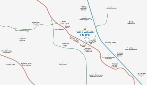  town Images for Location Plan of Wellwisher Town
