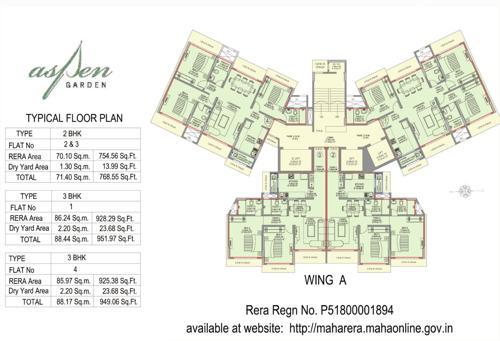 Images for Cluster Plan of Unique Aspen Park and Aspen Garden