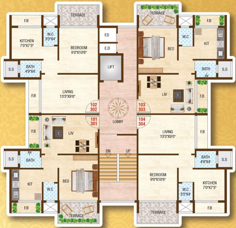 Images for Cluster Plan of Unimont RSM Niyati