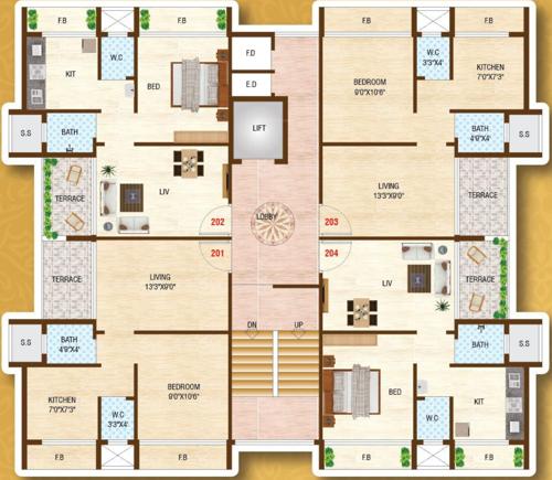 Images for Cluster Plan of Unimont RSM Niyati