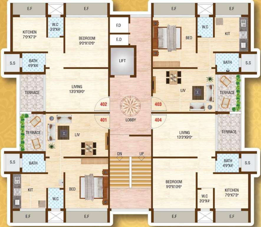 Images for Cluster Plan of Unimont RSM Niyati