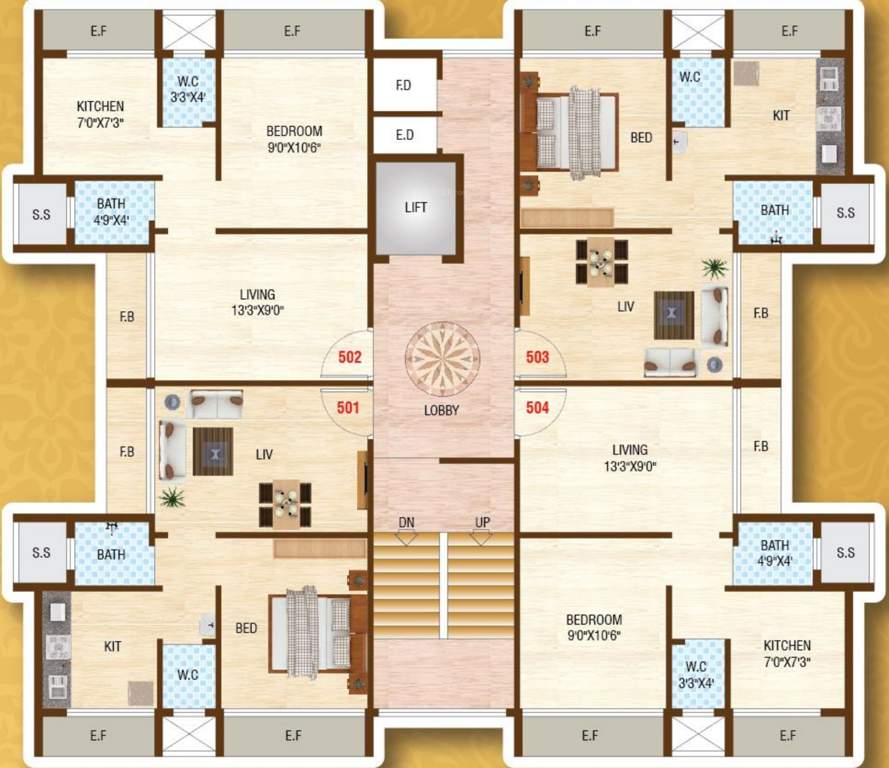 Images for Cluster Plan of Unimont RSM Niyati