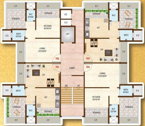 Images for Cluster Plan of Unimont RSM Niyati