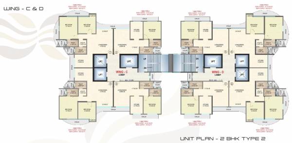  oasis-phase-1 Royal Oasis A B C D Wing Cluster Plan