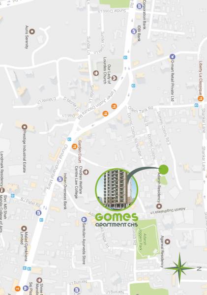 Images for Location Plan of Metro Gomes Apartment CHS