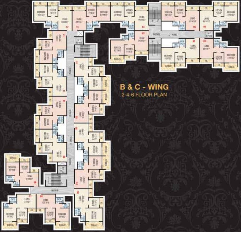 Images for Cluster Plan of Laxmi Castello Apartment