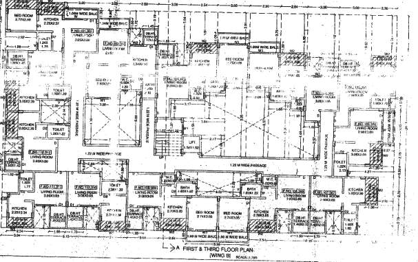 village Navratna CHSL Cluster Plan for 5th Floor