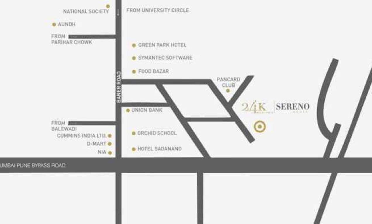  24k sereno buildings c and d Location Plan