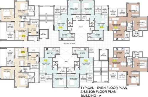 Images for Cluster Plan of Gayatri Properties Twin Towers