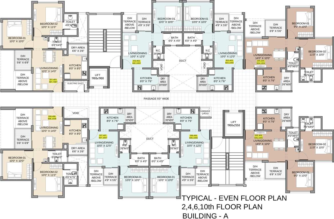 Images for Cluster Plan of Gayatri Properties Twin Towers