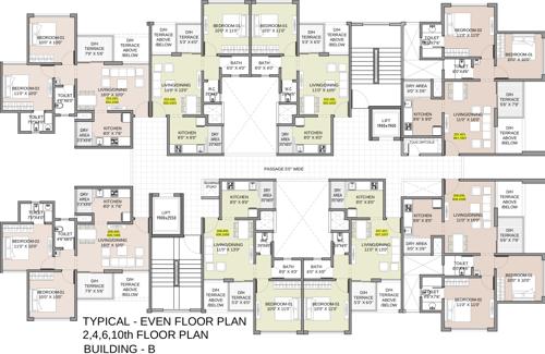 Images for Cluster Plan of Gayatri Properties Twin Towers