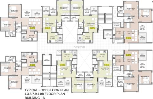 Images for Cluster Plan of Gayatri Properties Twin Towers