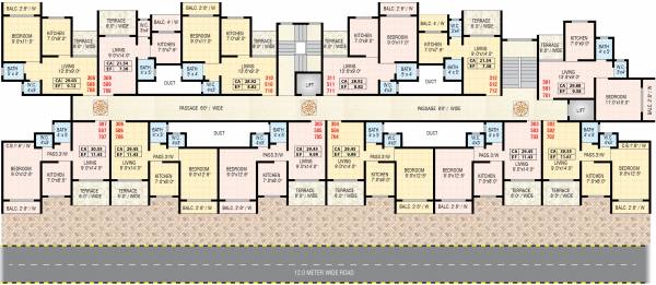 Images for Cluster Plan of Sadguru Harmony PH 1 Wing A