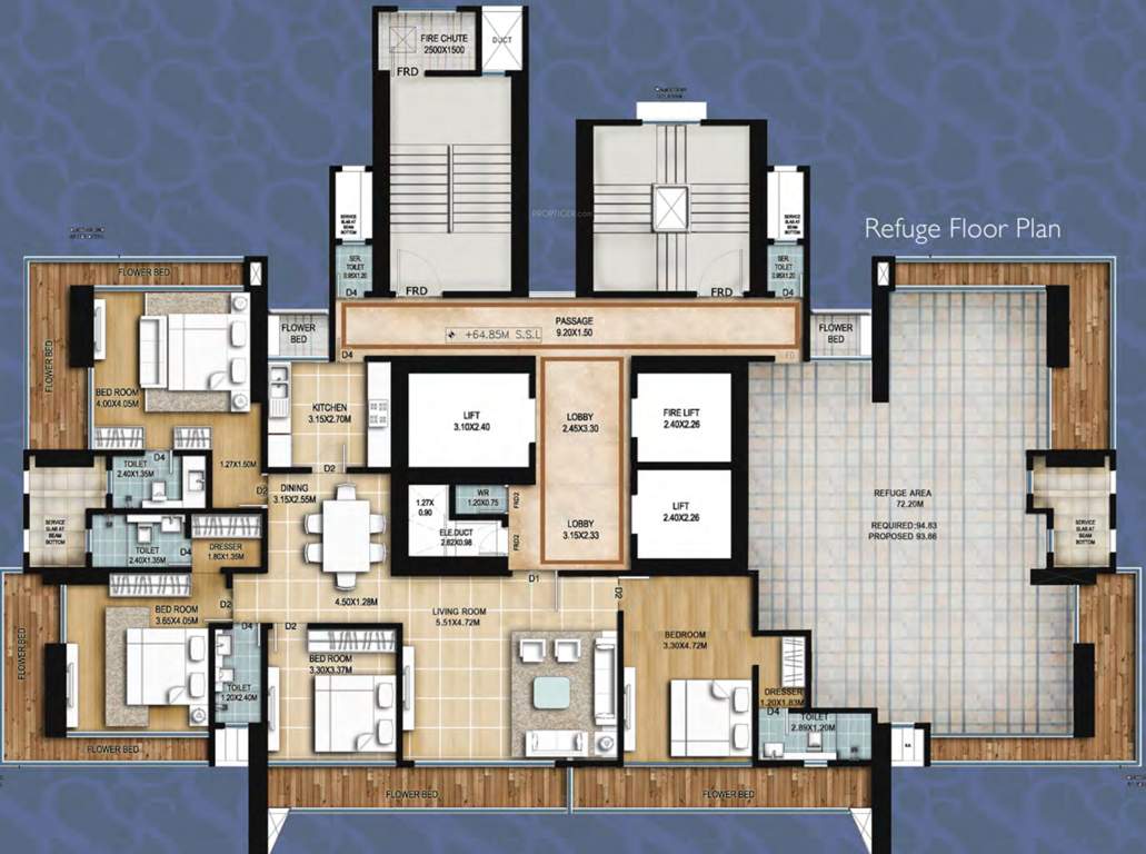  sea view Images for Cluster Plan of Shristi Sea View