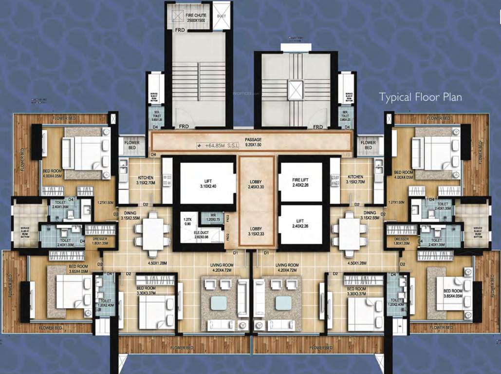  sea view Images for Cluster Plan of Shristi Sea View
