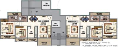 Images for Cluster Plan of Shree Savali Wing B
