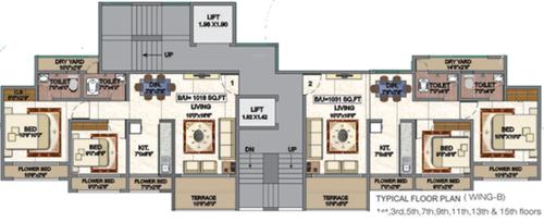 Images for Cluster Plan of Shree Savali Wing B