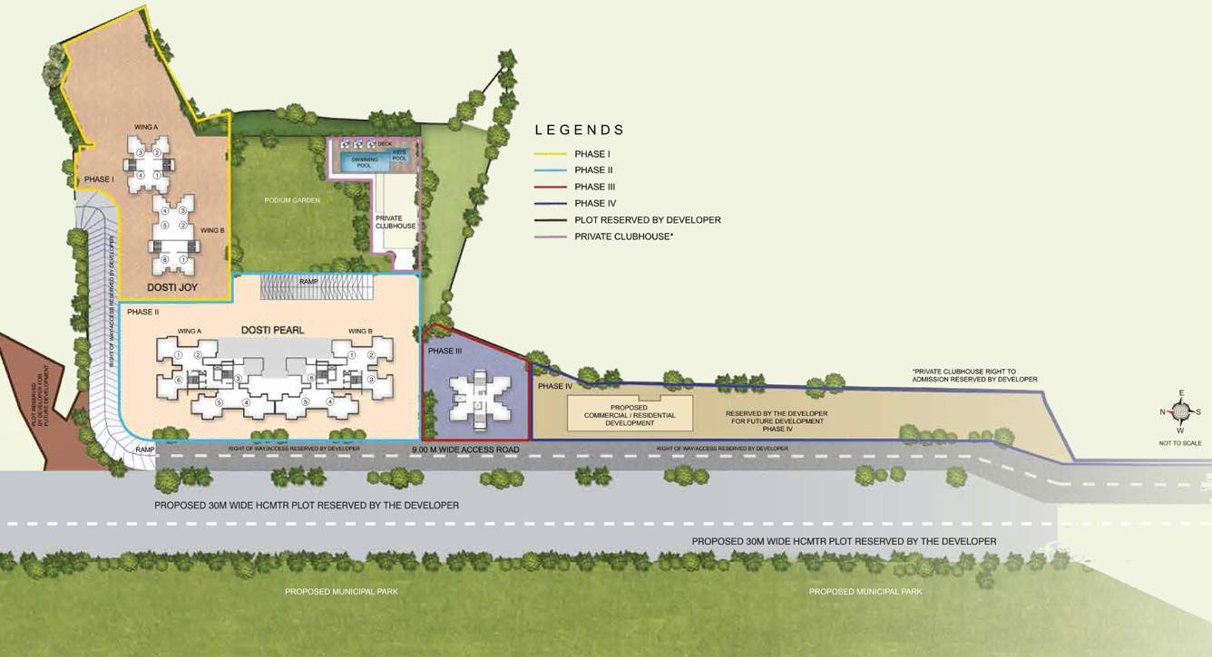 Images for Layout Plan of Dosti Desire Dosti Pearl