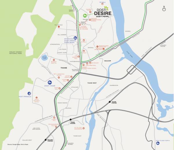  desire-dosti-pearl Location Plan