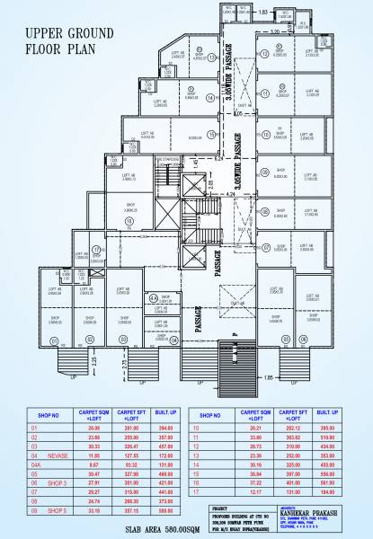  paramount Enjays Paramount Cluster Plan For Upper Ground Floor