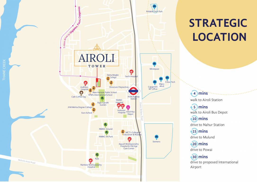  airoli tower Location Plan