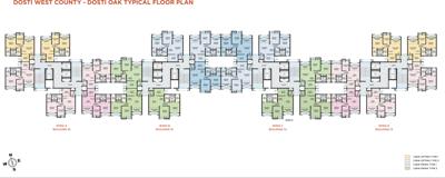 Images for Cluster Plan of Dosti West County Oak west-county-oak Images for Cluster Plan of Dosti West County Oak