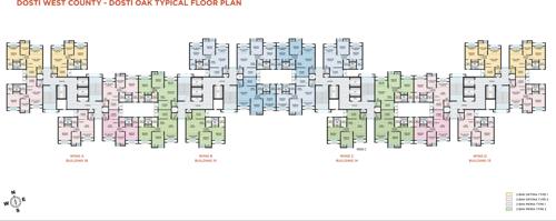 Images for Cluster Plan of Dosti West County Oak west-county-oak Images for Cluster Plan of Dosti West County Oak