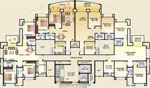 Images for Cluster Plan of Kool Homes Solitaire Building C