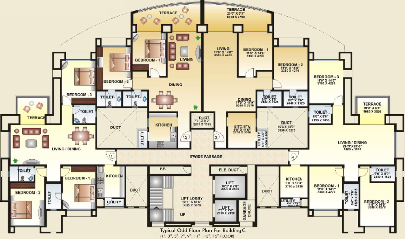 Images for Cluster Plan of Kool Homes Solitaire Building C