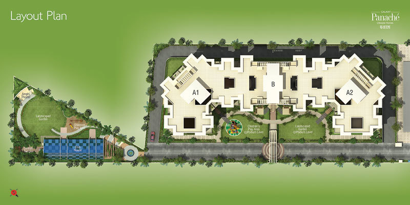  galaxy panache Layout Plan