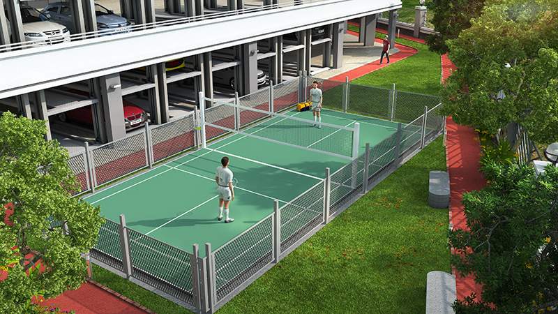  star trinetra Badminton Court
