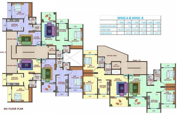  orchid A Wing Cluster Plan