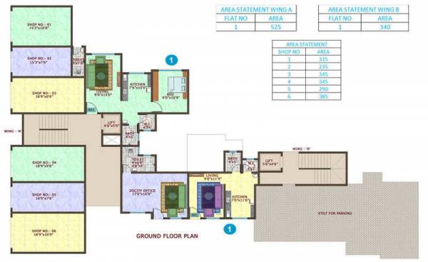  orchid A Wing Cluster Plan