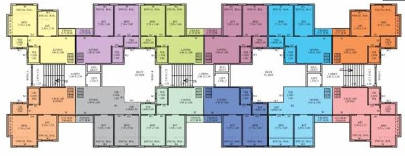  chintamani-habitat-daffodils-type-g-e Daffodil Type E Cluster Plan