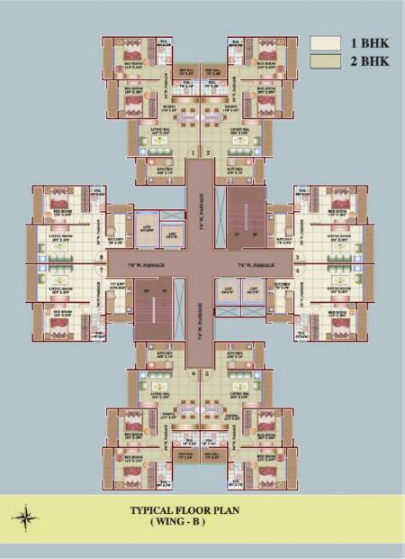 Images for Cluster Plan of Versatile Valley Apartment