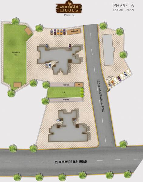 Images for Layout Plan of Raunak Unnathi Woods Phase VI F2
