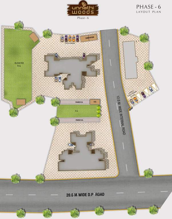 Images for Layout Plan of Raunak Unnathi Woods Phase VI F2