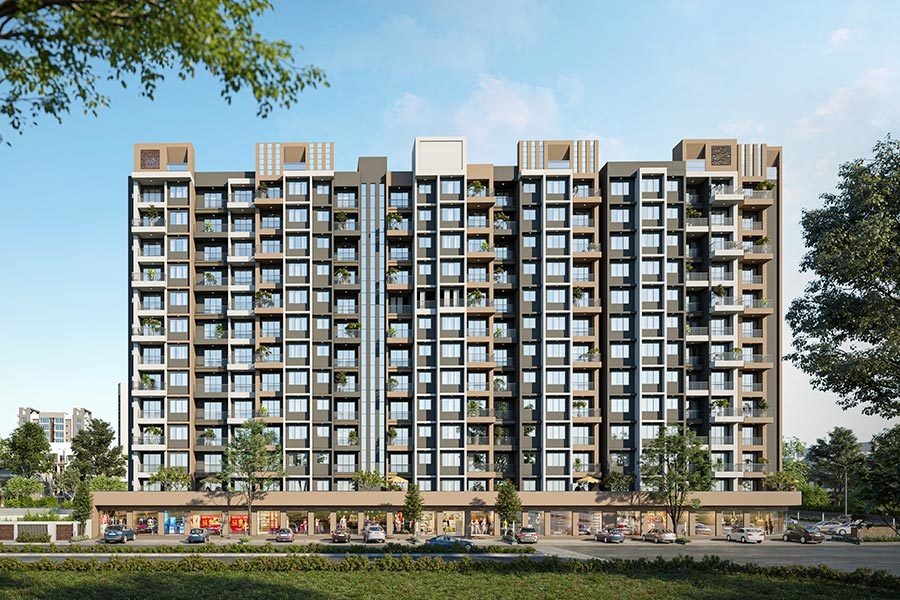  manohar vikas shreeji paraiso phase 1 Elevation